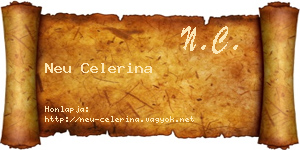Neu Celerina névjegykártya
